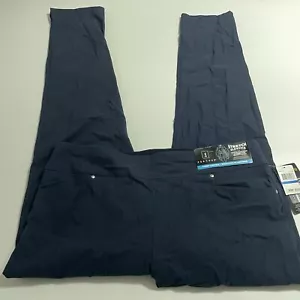 PGA TOUR Pull On Golf Pants Womens Sz XL Tummy Control Stretch Navy 36x30 NWT - Picture 1 of 9