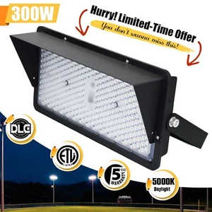 LED Stadium Lights Outdoor 300 Watt for Softball Court Soccer Court Tennis Court - Picture 1 of 11