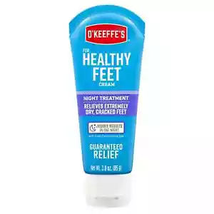 O'Keeffe's "Healthy Feet" Crema Piedi Idratante Trattamento Notte per Pelle Secca, - Foto 1 di 4