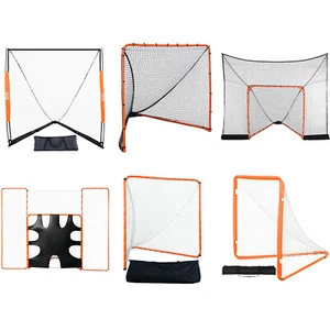 VEVOR 6'x6/12'x9'/4'x4' Lacrosse Goal Portable/Folding/3-in-1/Splicing Training - Picture 1 of 74