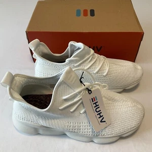 Huhv Flow 360 Cloud Shoes Unisex Adult Size M12 W15 White Performance Recovey - Picture 1 of 12