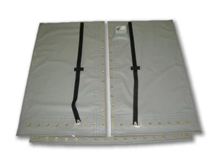 Hobie 16 3pc Trampoline  - Solid Grey Vinyl 22oz + Lacing Lines included - Picture 1 of 3