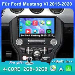 Für Ford Mustang VI 2015-2020 Android 14 Autoradio GPS Navi CarPlay RDS ✅2G+32G✅ - Bild 1 von 18