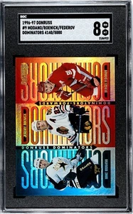 1996-97 Donruss #9 Modano/Roenick/Federov SGC 8 NM-MT - Bild 1 von 2