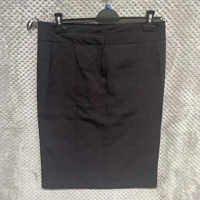 F&F WOMENS SKIRT SIZE UK 12 BLACK LINED LONG LENGTH - Image 1 of 4