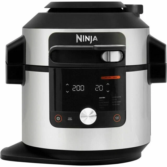 Ninja Foodi MAX 7.5L 15-in-1 Multi-Cooker - Silver/Black (OL750UK)