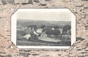 Blick von Franklin Heights NH veröffentlicht von Frank Swallow Postkarte - Bild 1 von 2