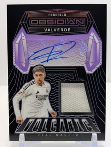 2024-25 Panini Obsidian - Federico Valverde Volcanic Patch AUTO Purple /10 - Picture 1 of 2