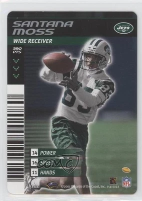 2001-02 NFL Showdown 1st & Goal Santana Moss #112 Rookie RC - Image 1 of 2