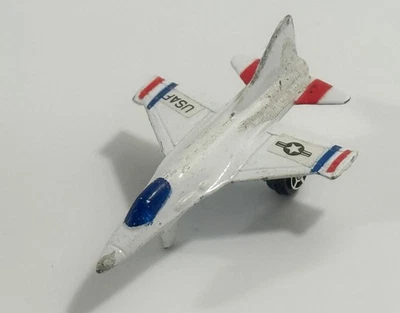 Tootsie Toy Metal General Dynamics F-16 Fighting Falcon Jet Fighter Aircraft - Image 1 of 4