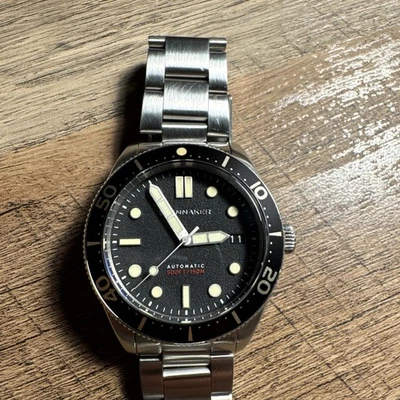 Spinnaker Croft mid Size Anchor Black Automatic Dive Watch 150M With Bracelet - Image 1 of 4