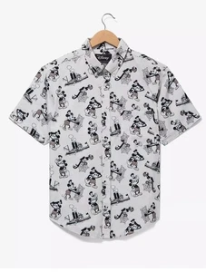 Neu RSVLTS Disney LIMITED EDITION Herren Shirt Mickey Steamboat Willie 100 XSmall - Bild 1 von 1