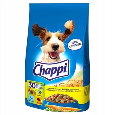 Chappi Trockenfutter für Hunde mit Geflügel und Gemüse reich an Proteinen 500 g - Bild 1 von 3