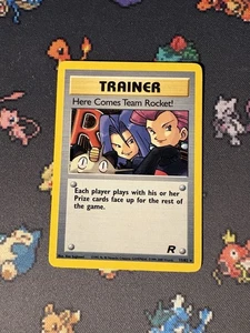 Pokémon Card Here Comes Team Rocket! 15/82 Holo Rare Team Rocket UNLIMITED- (LP) - Picture 1 of 6