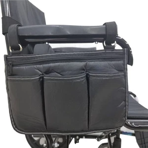 Wheelchair Side Organizer Storage Bag Wheelchair Armrest Accessories with Cup... - Picture 1 of 6