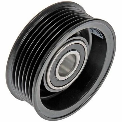 For GMC Sierra 2500 HD 2002-2017 Idler Pulley | Steel | Black | Serpentine Belt - Image 1 of 4