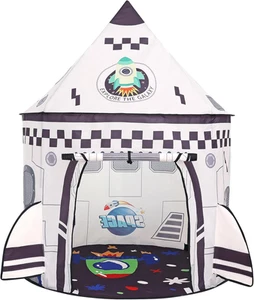 Rockets Kids Play Tent for Indoor Outdoor Astronauts Spaceship Play Tent Kids... - Picture 1 of 12