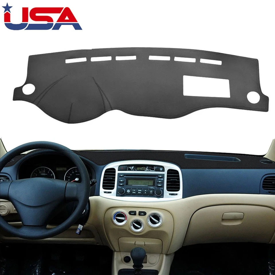 1PC Dashboard Cover Dash mat Non-Slip Sun Shade Pad For Hyundai Accent 2006-2011 Foto 1 de 4