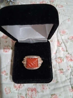 Anillo Judith Ripka Plata de Ley Talla 7.75 NECESITA PULIDO  Foto 1 de 4