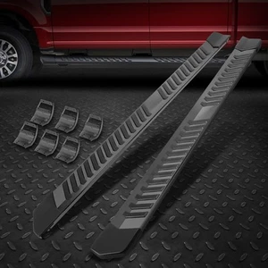 FOR 15-24 FORD F150 F250 F350 SUPER CREW CAB 6"BLACK SIDE STEP BAR RUNNING BOARD - Picture 1 of 7