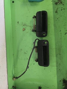 88-91 Honda Prelude SI Left + Right Exterior Outer Door Handle Black OEM - Picture 1 of 7