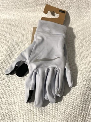 Guantes de vellón para correr Nike Dri-Fit para mujer NUEVOS medianos/grandes azules bebé COMO ESTÁN Foto 1 de 4