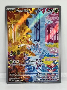 Pokemon Temporal Forces Hirschling Illustration Rare 165/162 - Bild 1 von 2