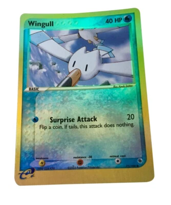 2003 Pokemon EX Ruby & Sapphire #77 Wingull Holofoil 77/109 - Image 1 of 2