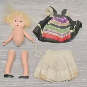Muñeca Judy Ann EE. UU. Porcelana Antigua Años 30 con Ropa Original - Imagen 1 de 6