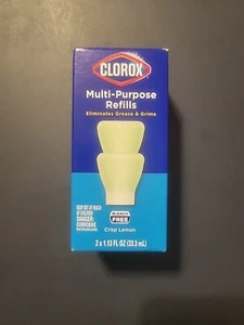 Clorox Multi-Purpose Cleaner Refills 2 pack Crisp Lemon New in Box - Picture 1 of 6