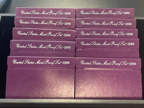 1990 US Mint Proof Set Cover