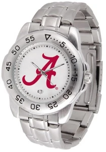 Men's Officially Licensed Collegiate Sport Steel Watch (Pick Your Team) - Picture 1 of 79