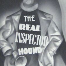 Real Inspector Hound Playbill September 1992 Tom Stoppard Ticket Musty Smell