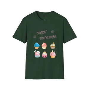 Süßes Cupcakes Unisex Softstyle T-Shirt - Bild 1 von 15