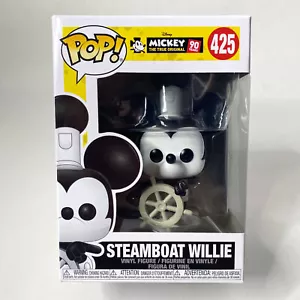 Mickey's 90th Steamboat Willie Funko Pop! Vinyl Figure #425 - Picture 1 of 7