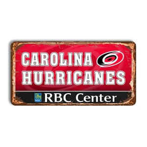 Letrero de metal Carolina Hurricanes de colección Carolina Hurricanes letrero estadio local - Imagen 1 de 19