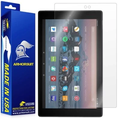 ArmorSuit MilitaryShield Amazon Fire HD 10 (2017) Clear Screen Protector USA - Image 1 of 4