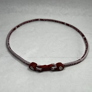 Oklahoma University 21” Rope Cord Necklace W/ Buckle Closure NCAA College Sooner - Bild 1 von 5