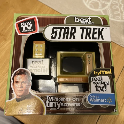 Tiny TV Classics Star Trek Edition Collectible Show Color Action Sci Fi Fun Cover