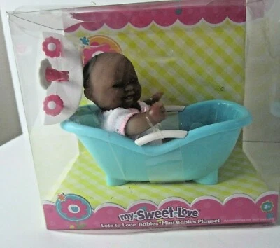My Sweet Love Lots to Love Babies Playset 5" Doll & Bathtub Set NEW - Image 1 of 4