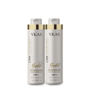 Ykas Gold Straightening System Kit Gold Liss Treatment 2x1L/2x33.8 fl.oz - Picture 1 of 2