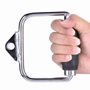 D Handle Stirrup Gym Handle for Cable Attachment, Pull Down Bar Grip Multi Gym - Picture 1 of 7