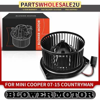 Conjunto de ventilador de motor soplador calentador delantero para Mini Cooper 07-15 Cooper Countryman Foto 1 de 4
