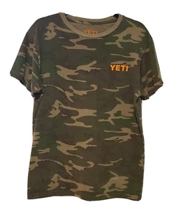 YETI Built For The Wild Camouflage M Green Military Camo T Shirt Hunting - Picture 1 of 7