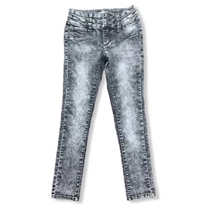 MUDD GIRLS ACID WASH JEANS/LEGGING SIZE 7 - Picture 1 of 7