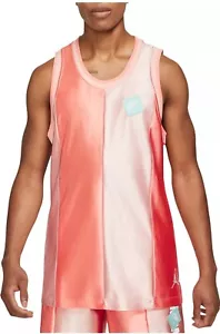 New NIKE Air Jordan Jumpman Jersey Tank Top CZ4857-693 Crimson Bliss Size Large - Picture 1 of 5