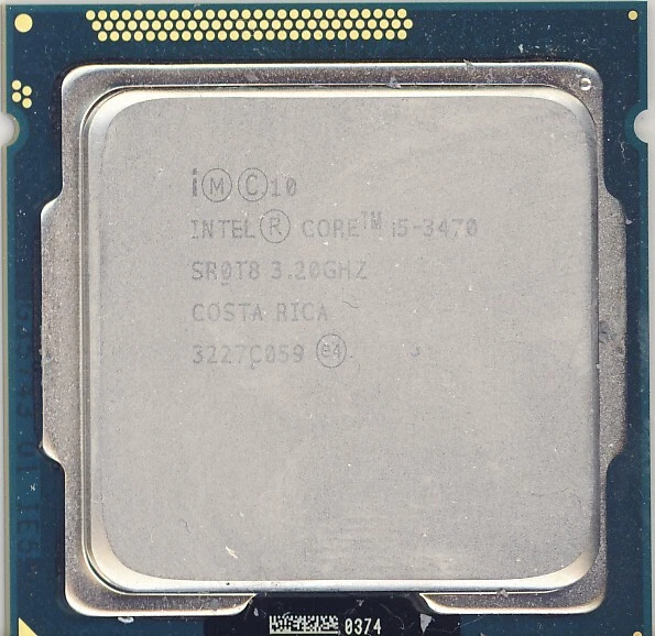 Intel I5-3470 3.2ghz Quad Core Socket 1155 CPU SR0T8 *** FREE SHIPPING *** - Image 1 of 1