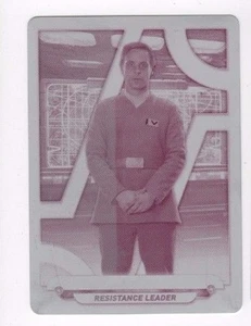 2017 Star Wars Galactic Files Reborn printing plate TFA-23 Major Brance - Picture 1 of 1
