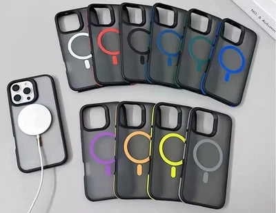 ✅ Cover MagSafe per Apple iPhone 16 15 14 13 12 Pro MAX Plus SLIM magnetica ✅ - Immagine 1 di 4