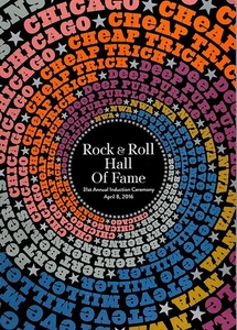 CHICAGO, CHEAP TRICK, DEEP PURPLE 2016 ROCK & ROLL HALL OF FAME PROGRAM NM 2 MNT - Picture 1 of 2